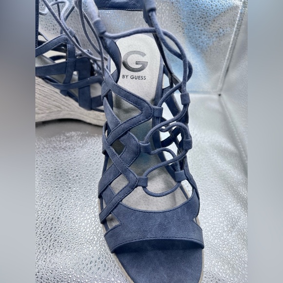 G by GUESS Dusty Blue Wedges - Picture 5 of 6